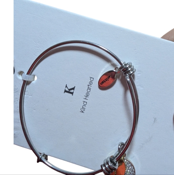 Unwritten Silver toned stainless steel Bracelet with Charms kind hearted - Picture 7 of 8